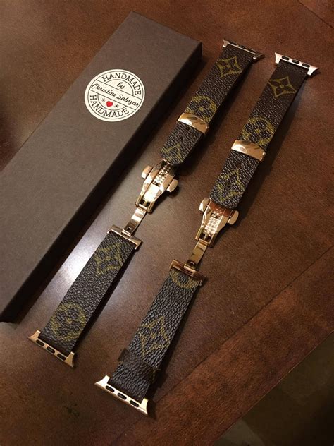 lv apple watch strap|Lv Apple Watch band 45mm.